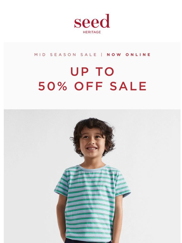 Starts Now | Up to 50% Off