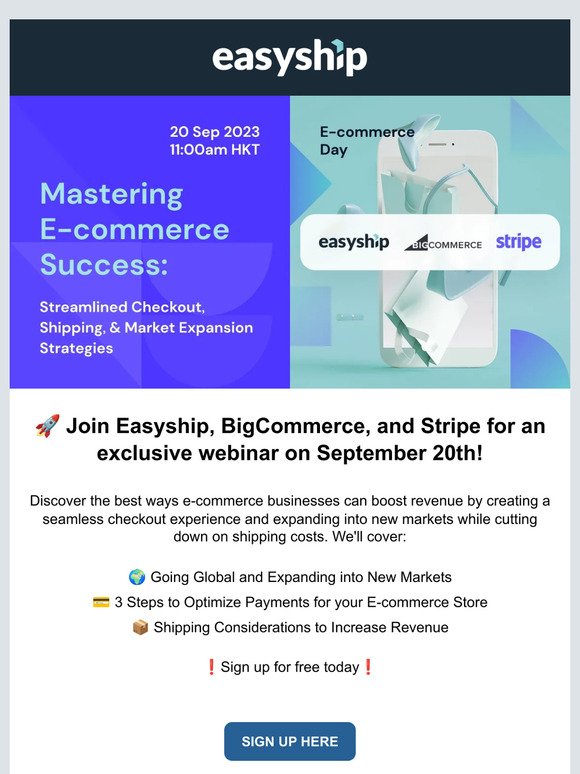 You're invited to our BigCommerce Webinar, and Ebay Open 2023!
