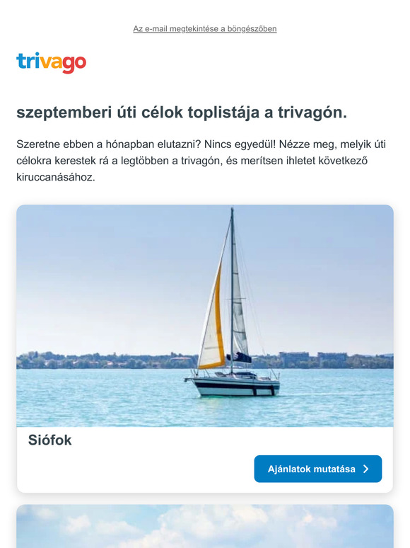 Ezek a legnépszerűbb szeptemberi úti célok