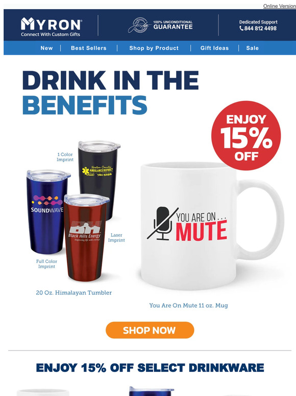 Drink In the Benefits - Enjoy 15% Off ☕