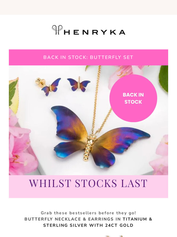 🦋 Back In Stock: Butterfly Set 🦋