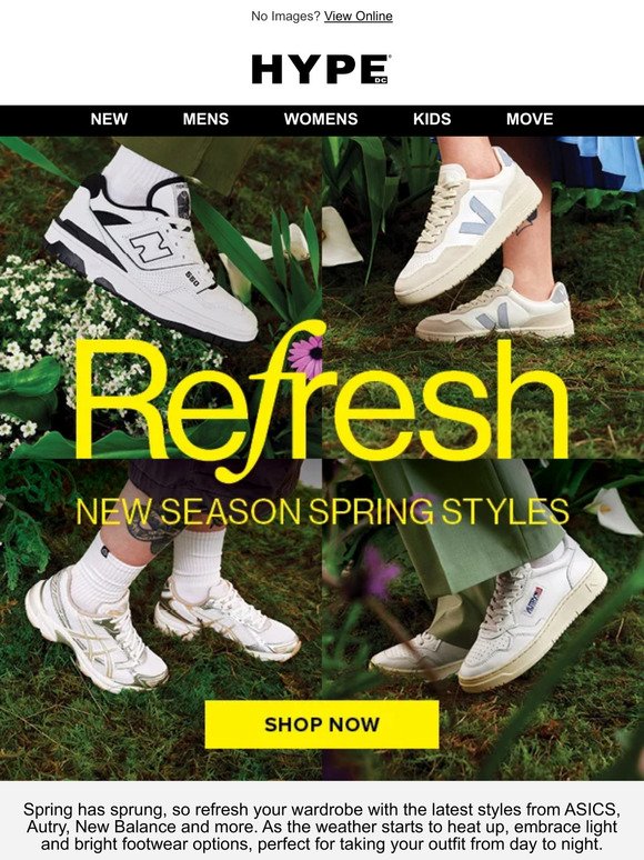 Your Spring Refresh with Autry, ASICS, New Balance and more