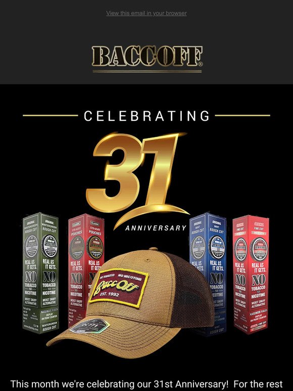 Get a Free BaccOff Trucker Hat