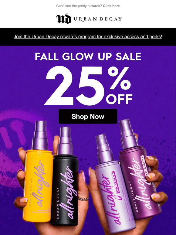 25% OFF All Nighter Setting Spray (ALL 4 Finishes!)