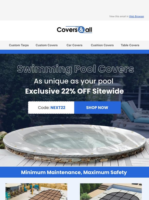 Hurry! Limited Time Offer on Pool Covers ⏳🏊‍♂️