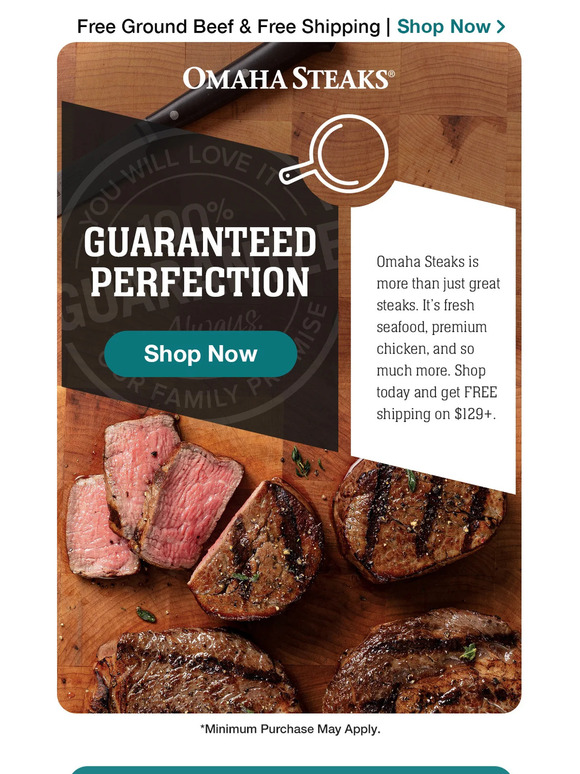 Beef up meals w/ 4 lbs. of FREE ground beef!