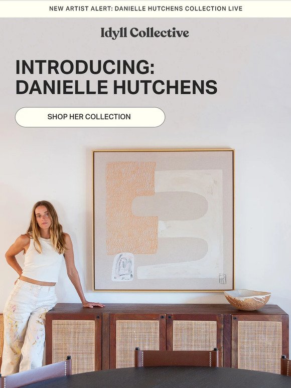 Introducing our first ever painter on canvas: Danielle Hutchens