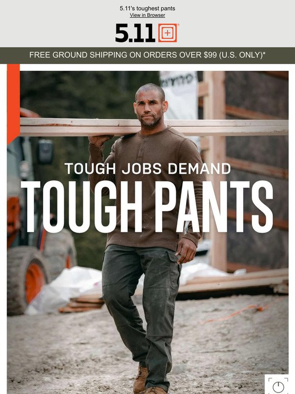 Tough jobs demand tough pants 👖