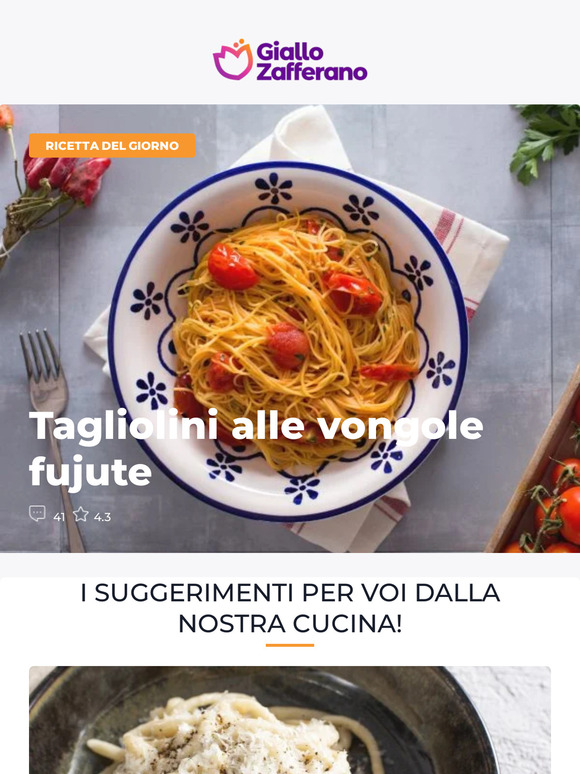 Tagliolini alle vongole fujute