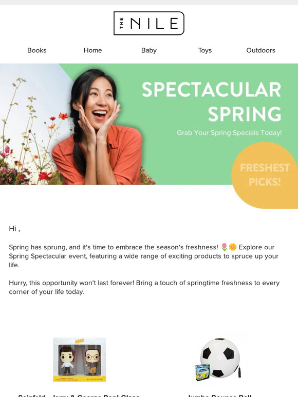 The Nile New Zealand's Largest Online Bookstore Spring Spectacular