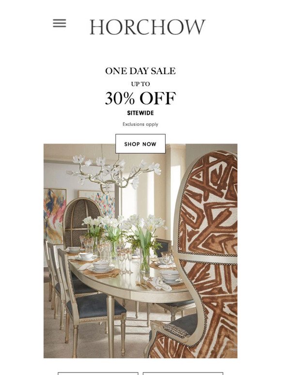 TODAY ONLY! Up to 30% off