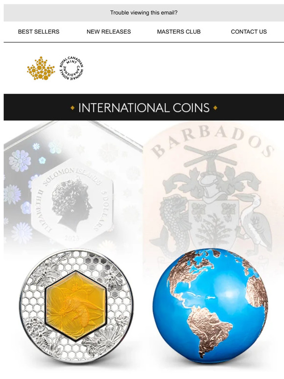 Our newest international coins are here!