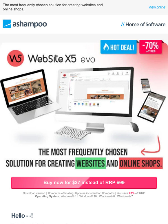 WebSite X5 evo - How to Create A Website in 5 Simple Steps