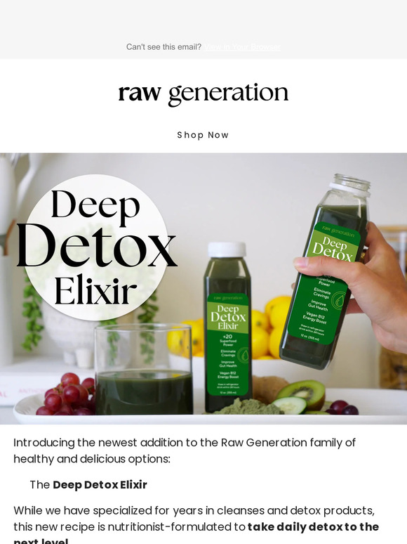 🔥The NEW Deep Detox Elixir is here 🔥