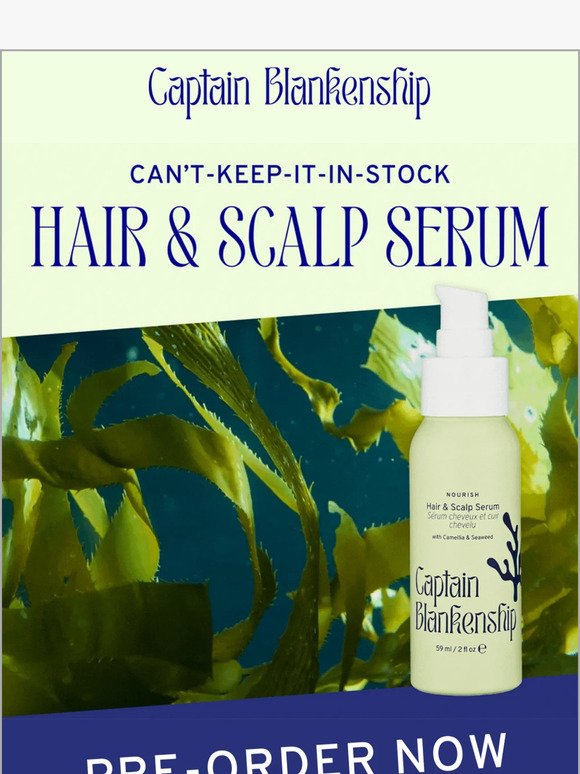 Preorder Our Best-Selling Hair & Scalp Serum  ➡️
