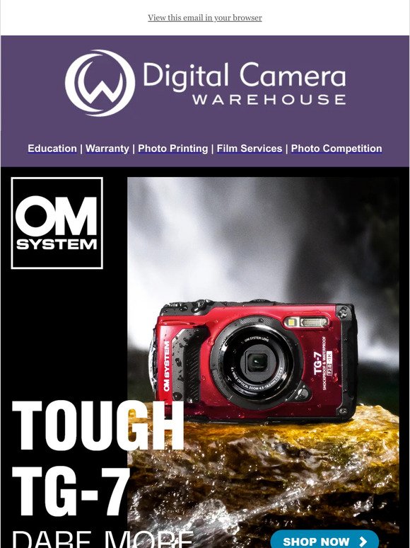 ⚠️ Introducing the New OM SYSTEM TG-7 Tough Camera