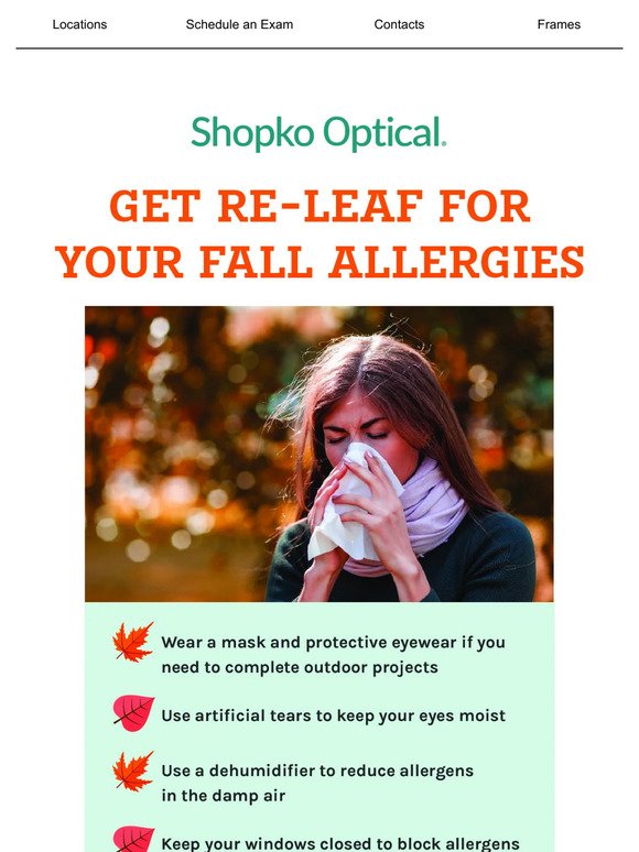 5 Tips to Soothe Your Itchy Fall Allergy Symptoms
