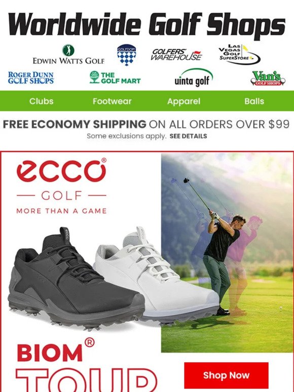 Ecco Helps You Hit The Course In Comfort