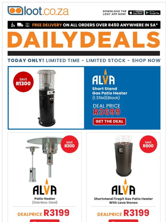 Daily Deals - From Heating Up to Resting Up, Shop and Save Up to 60% Off!