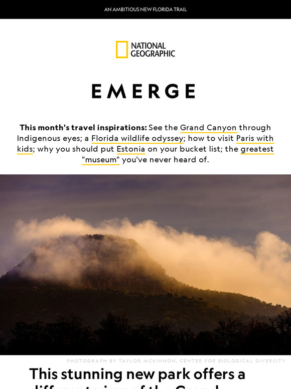 New views of the Grand Canyon, the best museum you've never heard of, Paris with kids
