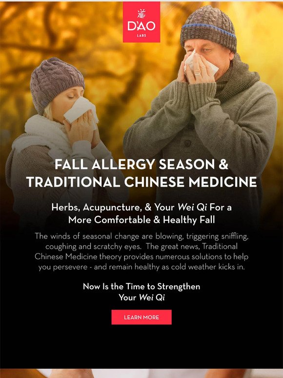 Chinese Medicine Resources for Fall Allergy Season