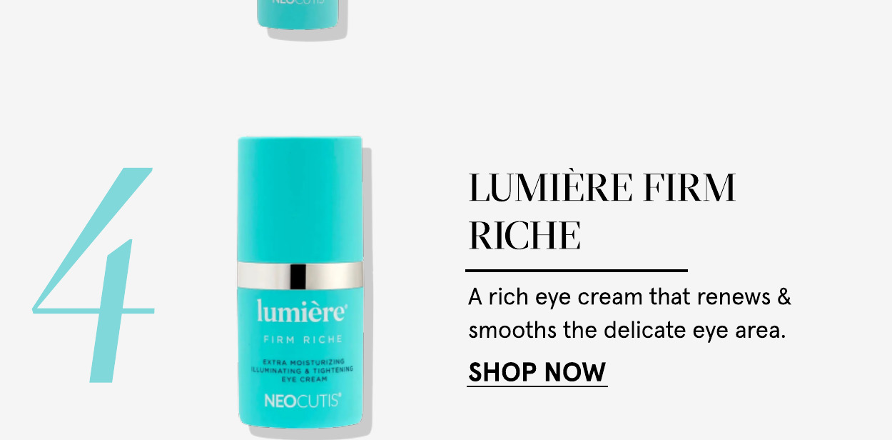 Neocutis LUMIÈRE FIRM RICHE Extra Moisturizing Illuminating Tightening Eye Cream