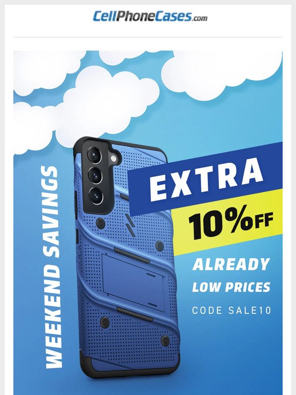 Take 10% Off your cases today!