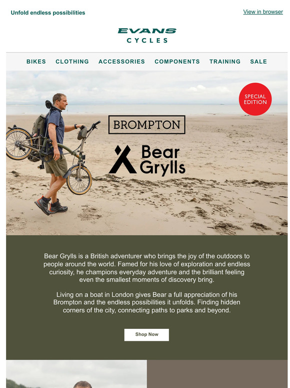 Brompton x Bear Grylls