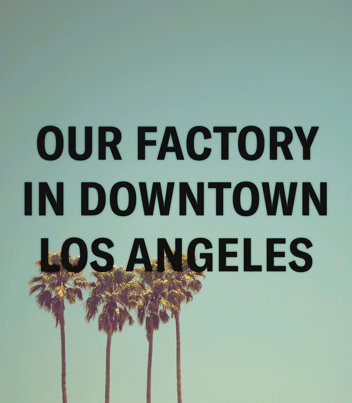 Our Factory In Downtown Los Angeles