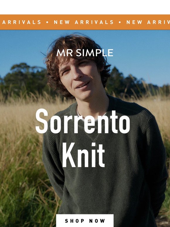 NEW 🔥 Sorrento Knit