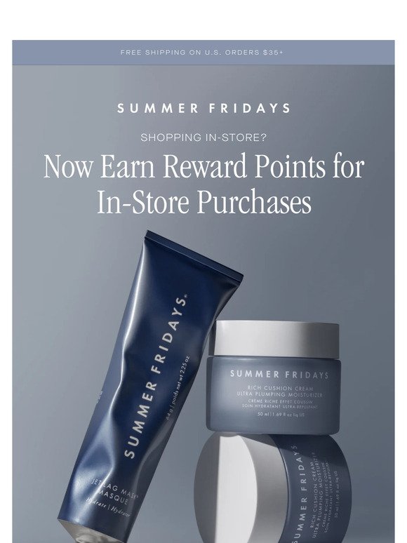 New! Rewards Points for In-Store Purchases