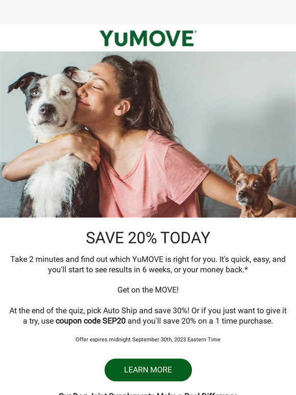 Let's Get it Started. Now. 20% Off a One Time Purchase