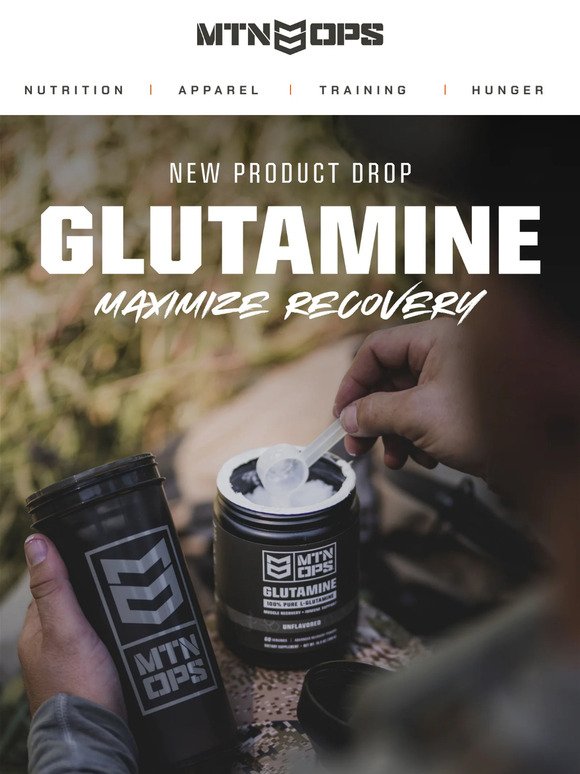 New Product Drop // GLUTAMINE 🔥