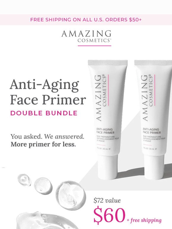 Anti-Aging Face Primer Value Set!
