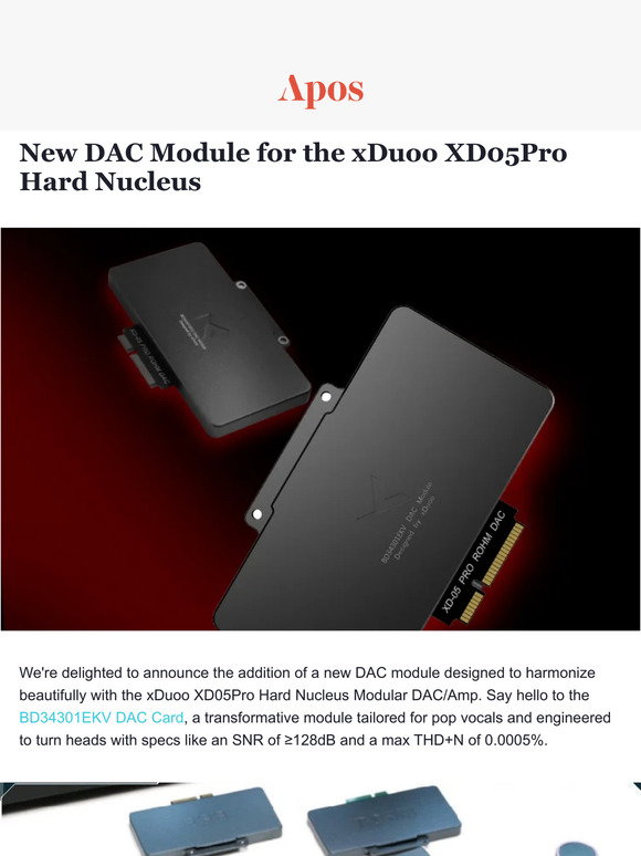 Dac Module Mic Apos Audio: New DAC Module for the xDuoo XD05Pro Hard Nucleus | Milled