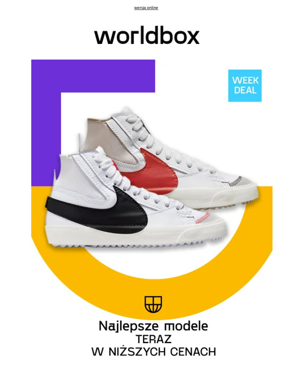 Zniżka  do -35% na obuwie Nike, adidas ,puma !