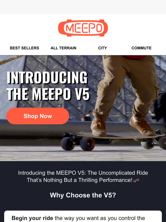 MEEPO V5 Electric Skateboard with Skateboard Rack Stand,More Convenient  Storage of Your Electric Skateboard