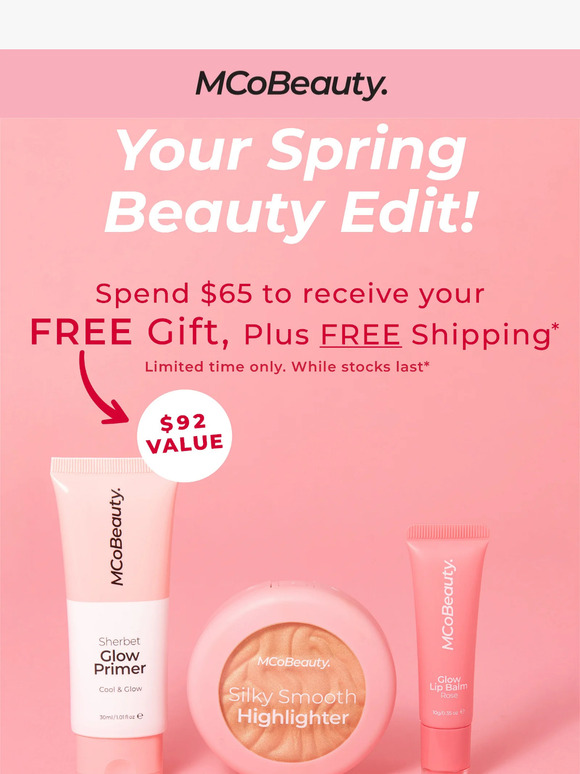 😲 A$92 FREE GIFT* When You Spend +$65!