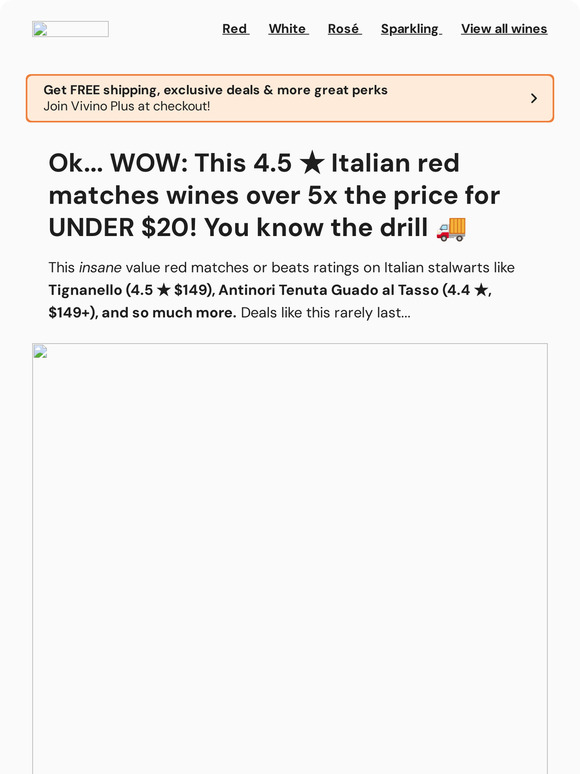 Matching Tignanello and more... For UNDER $20!