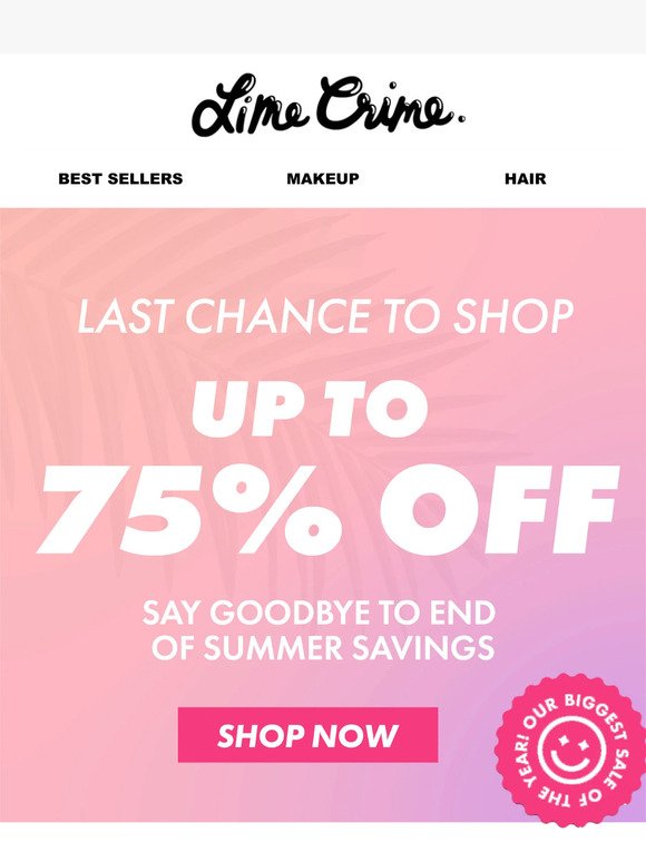 Final Days: End-of-Summer Sale - Shop Bestsellers & Save! 💄