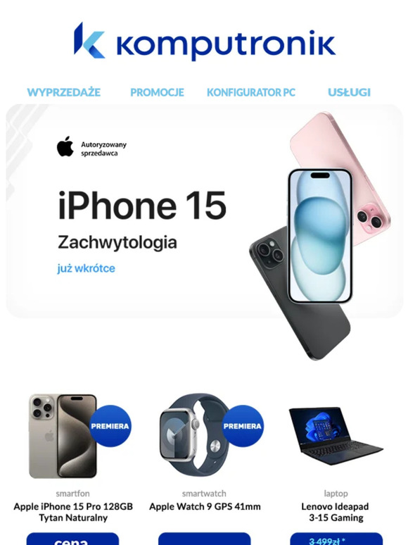 Premiera Apple 🍎 Sprawdź najnowsze produkty!