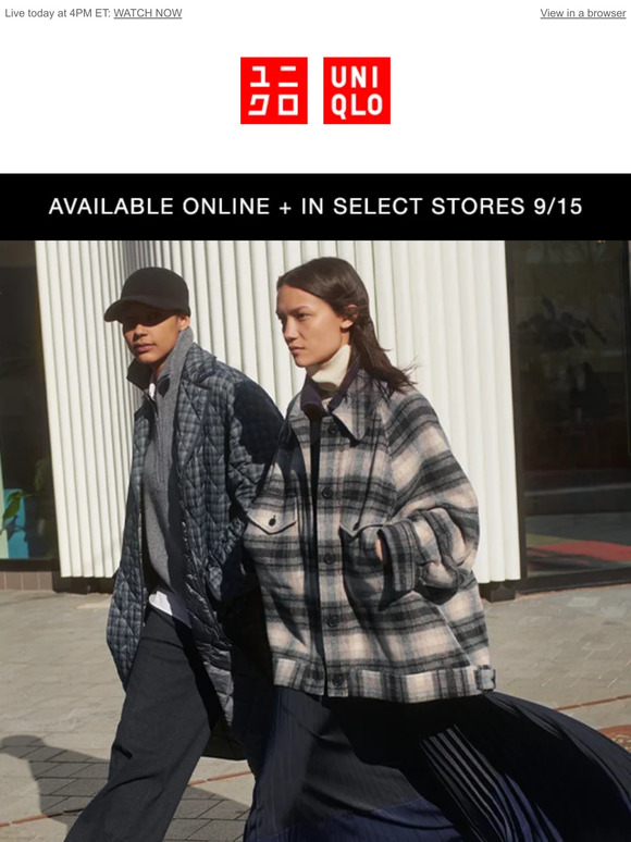 Get a first look at chic, versatile style with UNIQLO : C