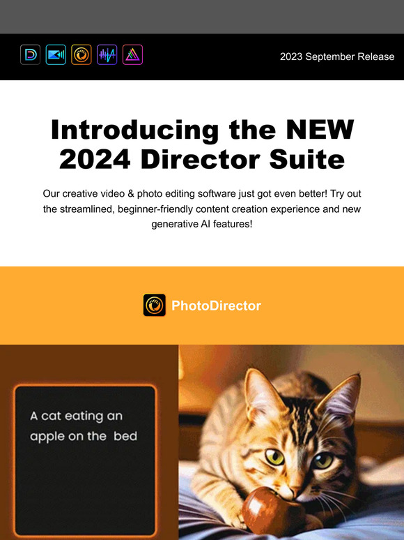 CyberLink Corp Introducing The NEW 2024 Director Suite Best Video   C@2x 