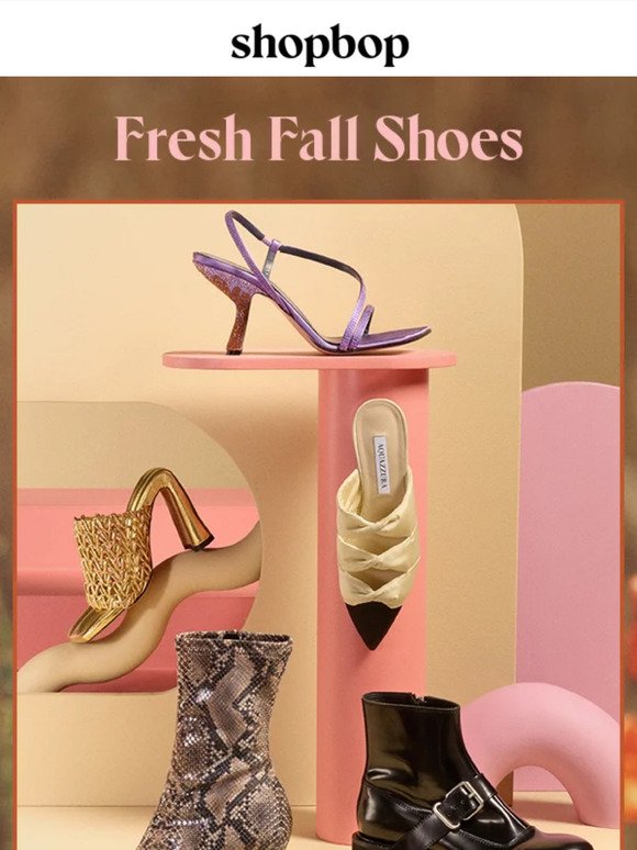 Your guide to fall shoes