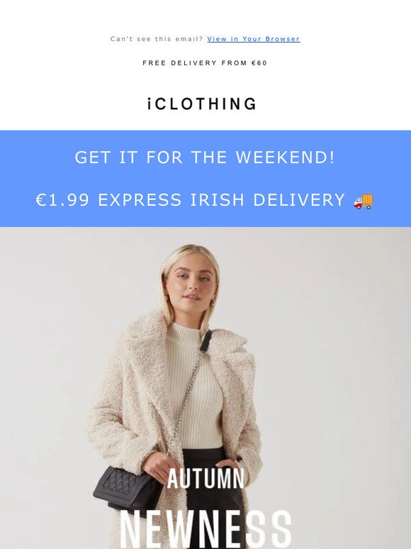 €1.99 Express Delivery | New arrivals 😍