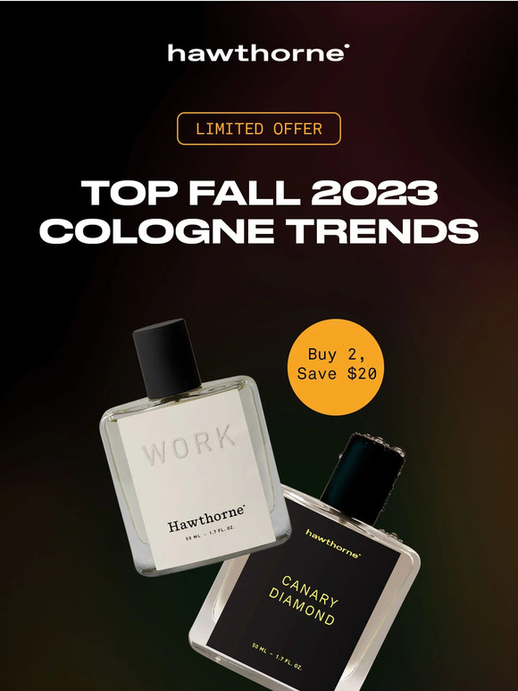 The latest fall cologne trends are in 🍁