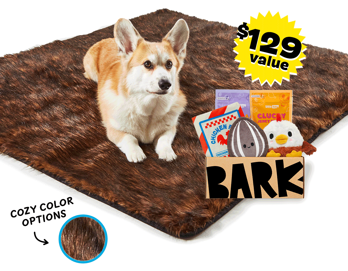 BarkBox NEW A free cozy throw blanket made just for your dog!? Milled