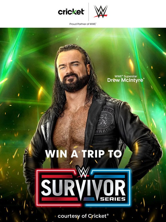 Win a trip to Survivor Series in Chicago!