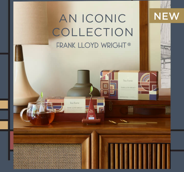 Tea Forté New! Frank Lloyd Wright® Collection Milled