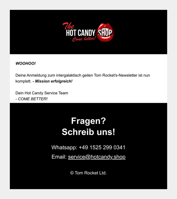 Danke für Deine Newsletteranmeldung!